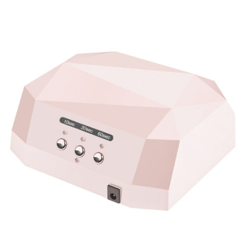 LAMPA DIAMOND 2w1 UV LED+CCFL 36W TIMER + SENSOR LIGHT PINK